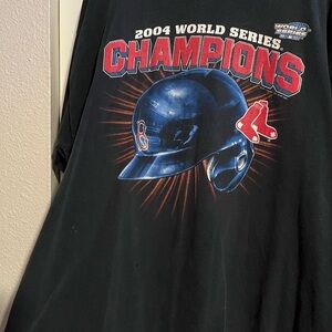 2004 World Series Champions Black T-Shirt